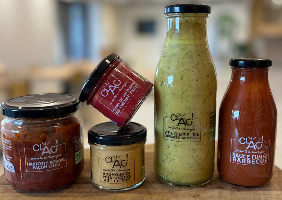Gamme de conserves Clac