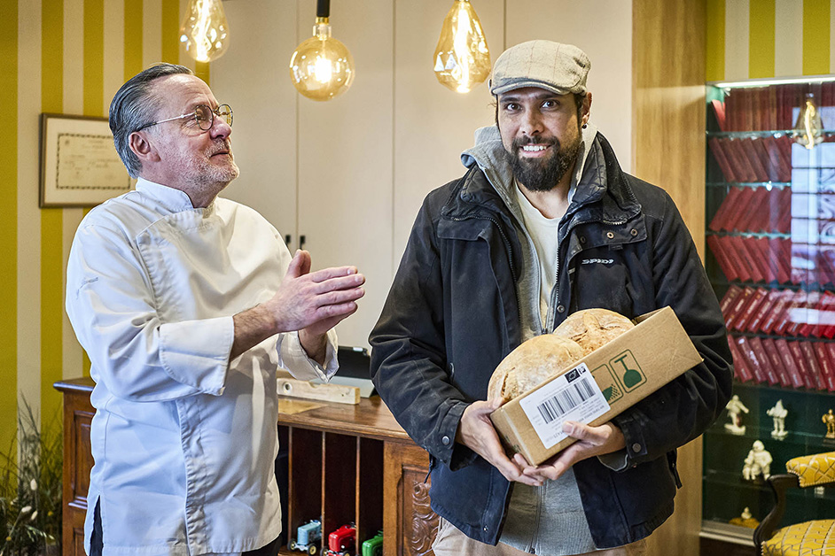 Ivan Lavaux et son boulanger