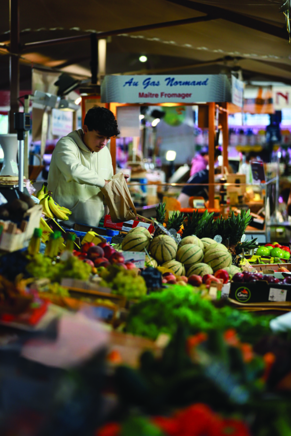 Commerçant Halles de Dijon