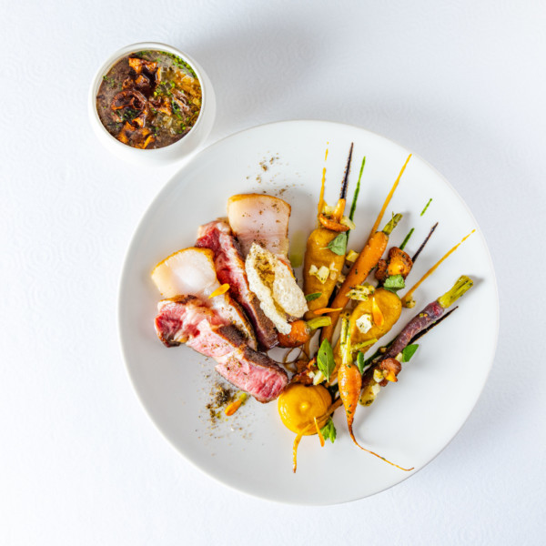 Porc Mangalitza rôti et confit
