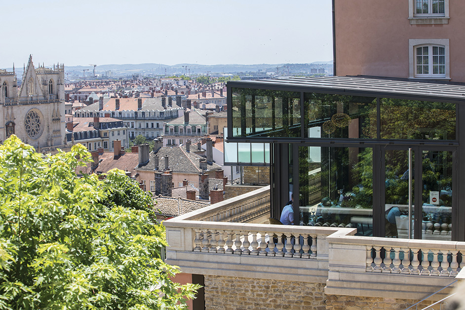 Vue sur les toits de Lyon