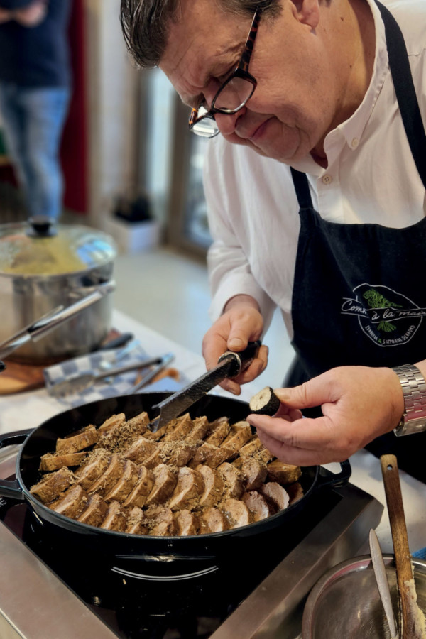 Stéphane Derbord à la fête de la truffe à Is-sur-Tille