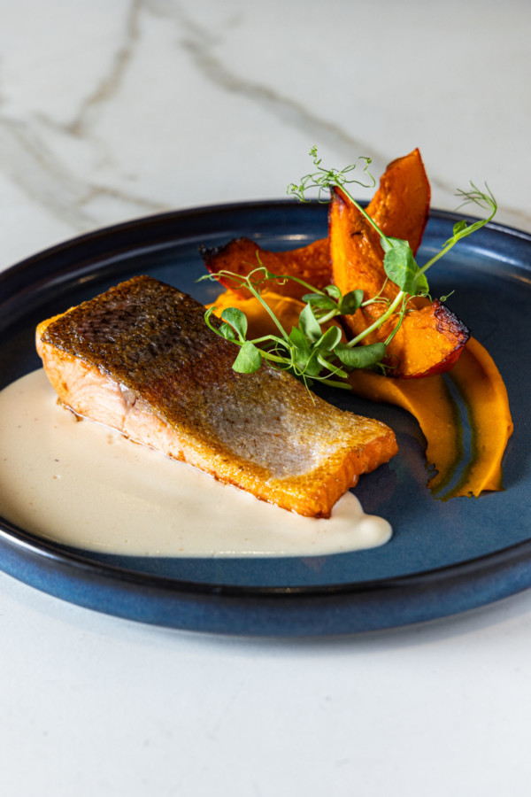 Filet de truite saumonée et potimarron