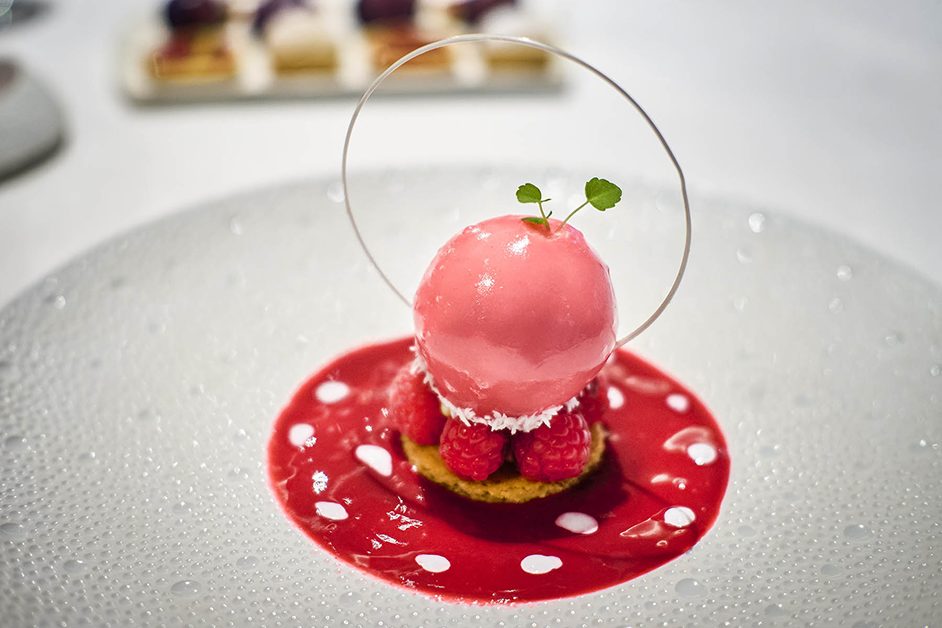 Dessert framboise
