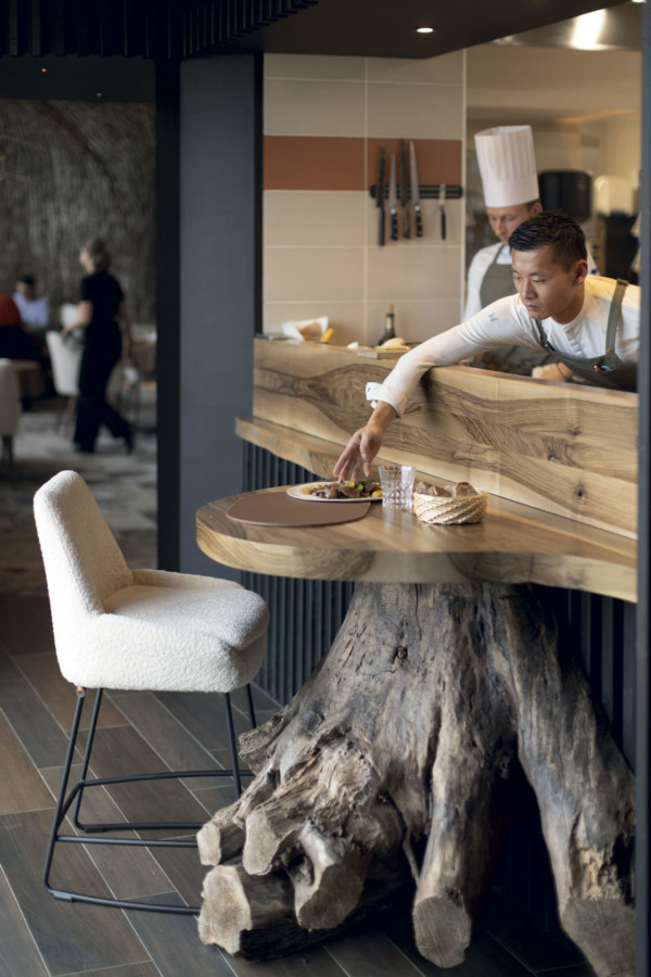 La table privilégiée de Bulles d'Osier