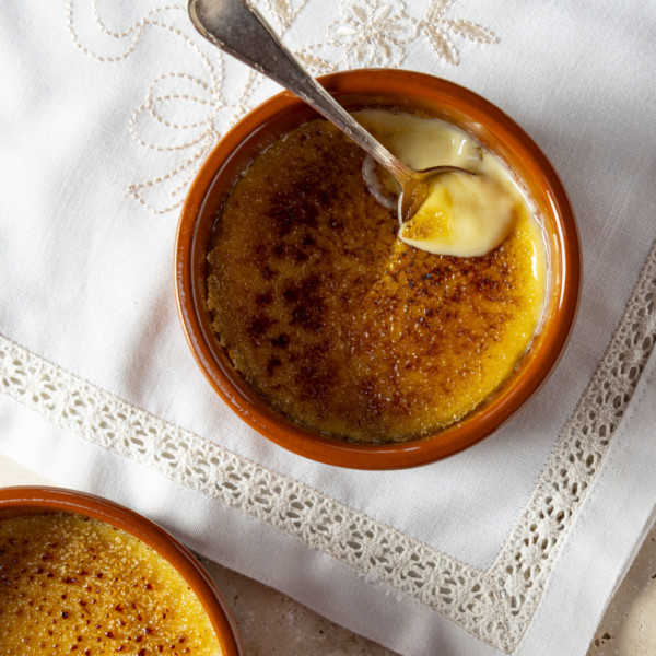 Crème brûlée au miel