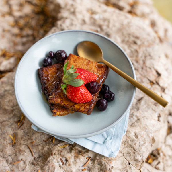 Pain d’épices perdu au cassis