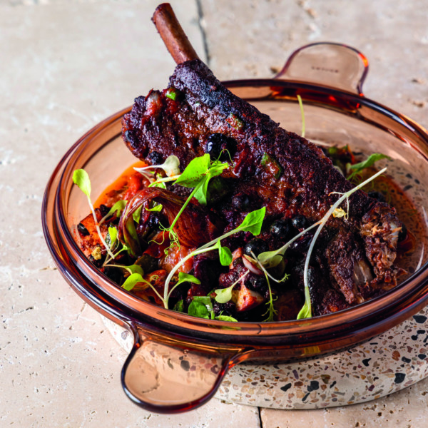 Poitrine de cochon confite