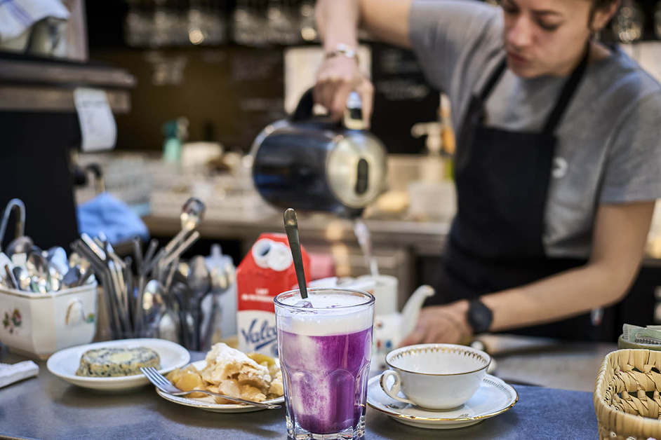 Préparation d'un café