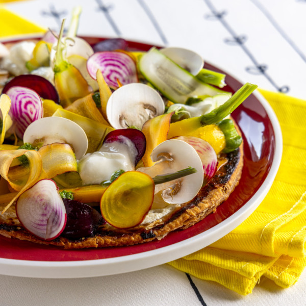 Tarte feuilletée aux légumes