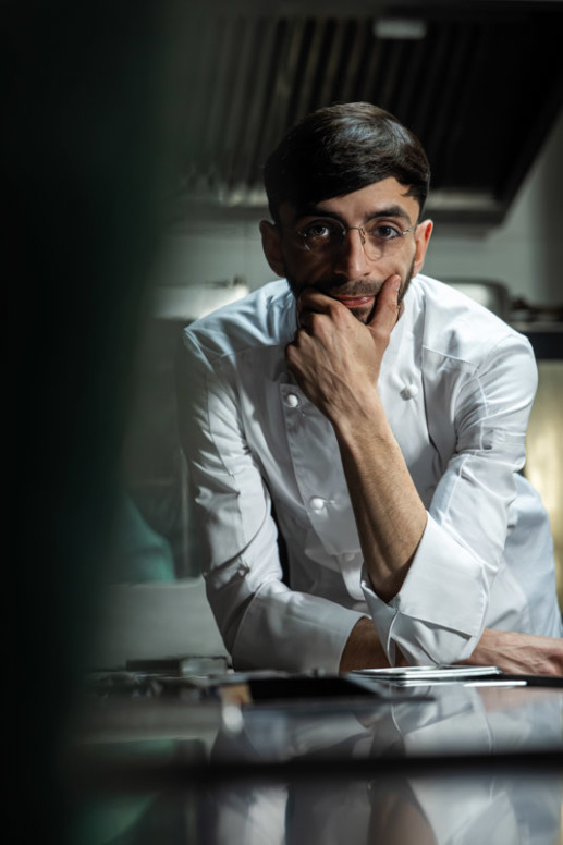 Vincent Ferreira, le chef du Château de Courban