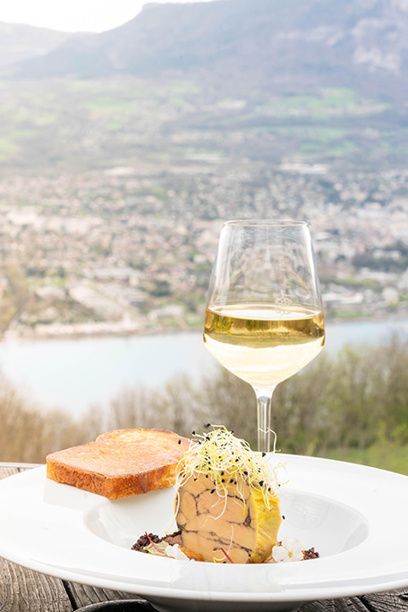 Plat avec vue