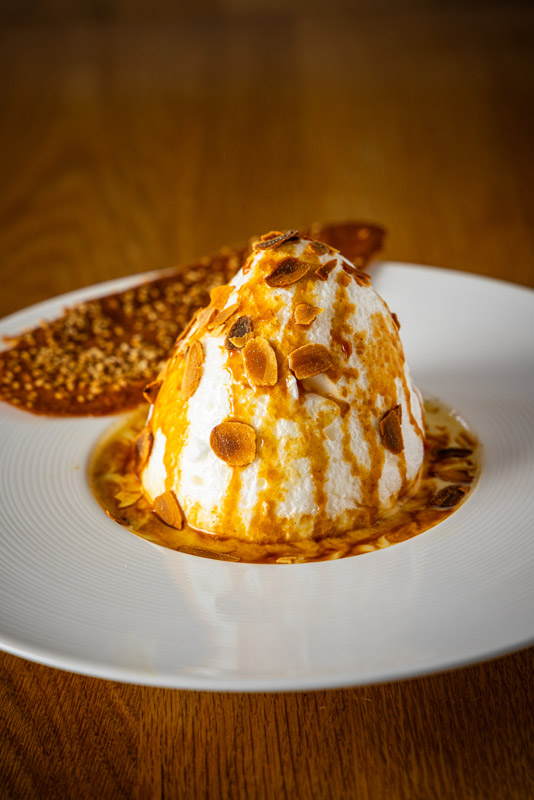 île flottante, crème à la vanille