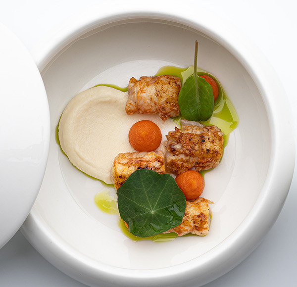 Plat du restaurant gastronomique