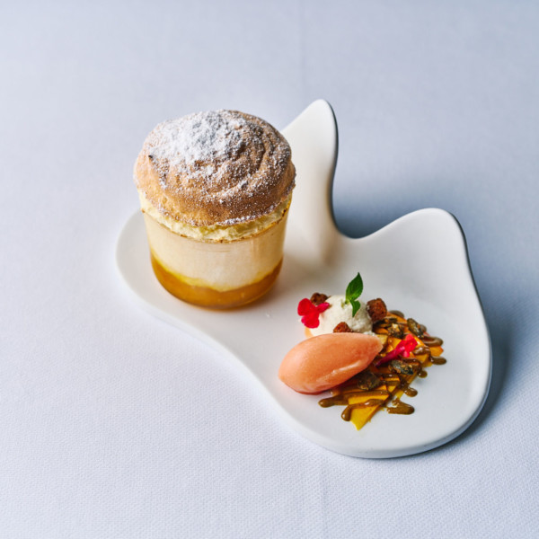 Soufflé à la vanille bourbon et Grand Marnier