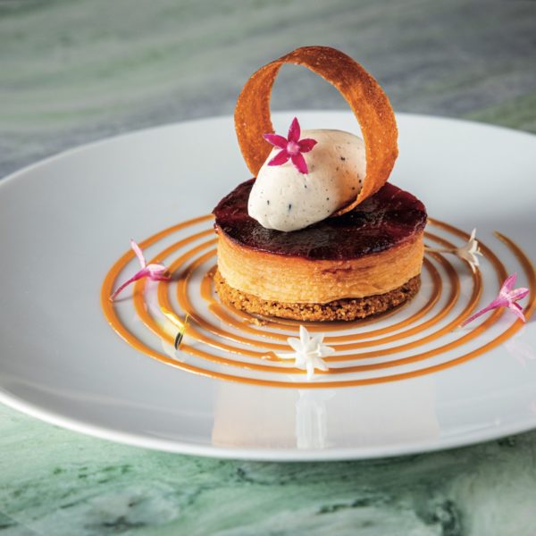 Pomme et coing façon tatin